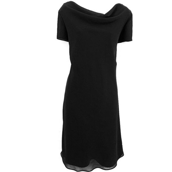 R&K ORIGINALS Lined Little Black Dress LBD sz 12 - Picture 1 of 16